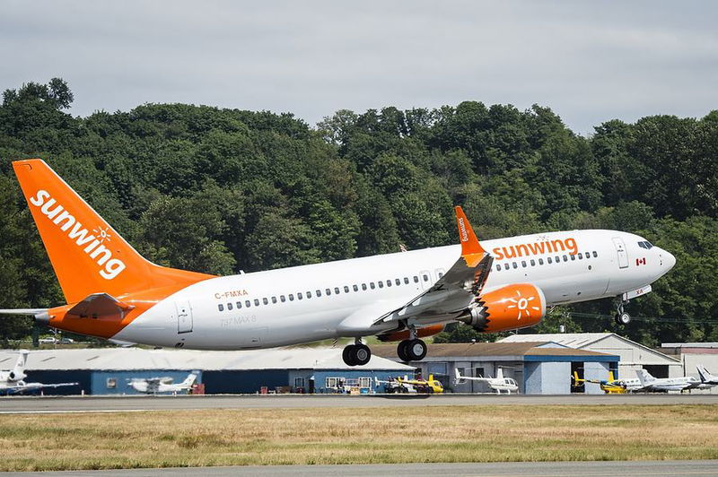 sunwing 737 max 8 1