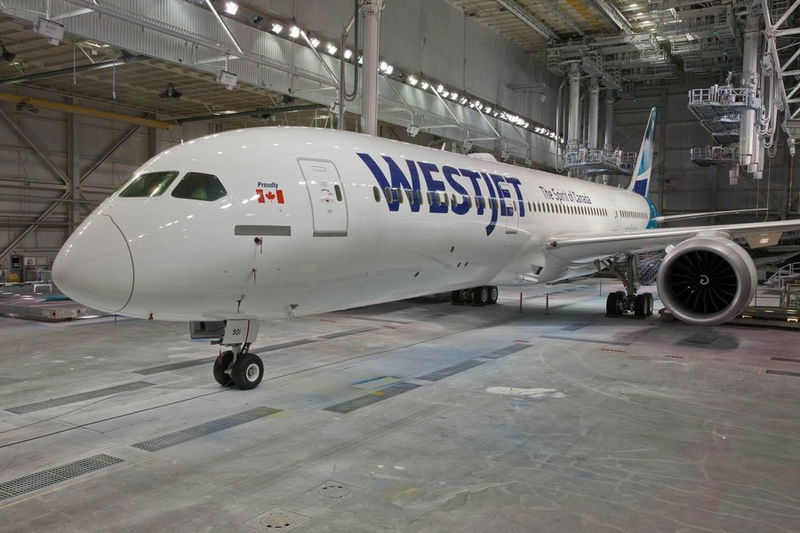 westjet 787 debut 1
