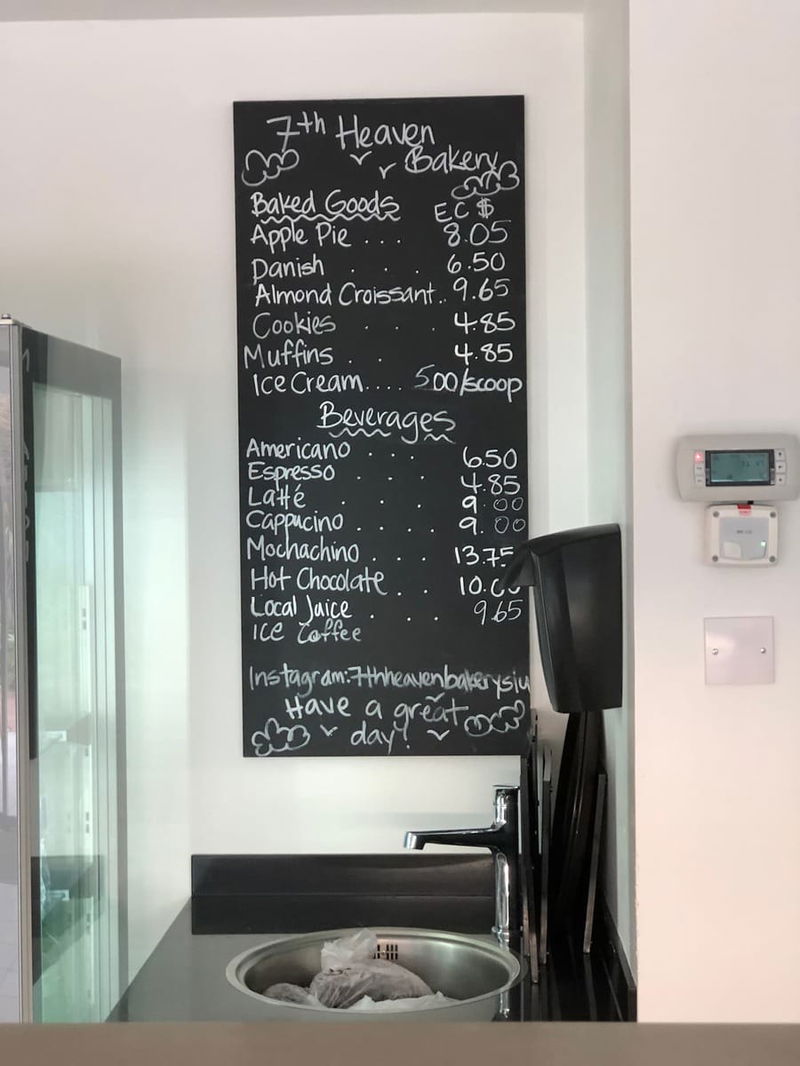 harbor club st lucia 7th heaven menu 1