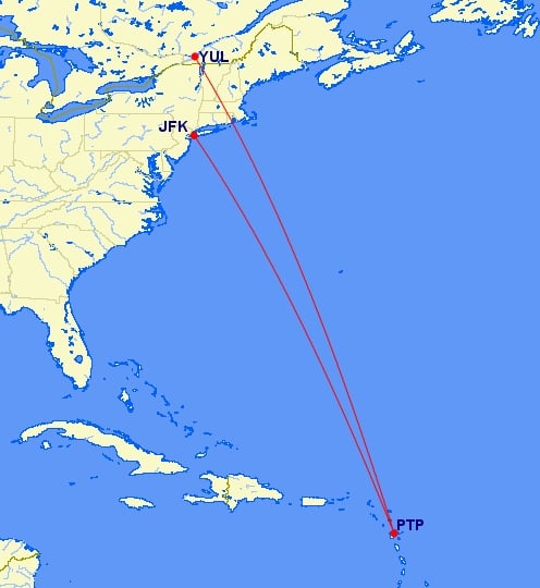 ptp jfk yul