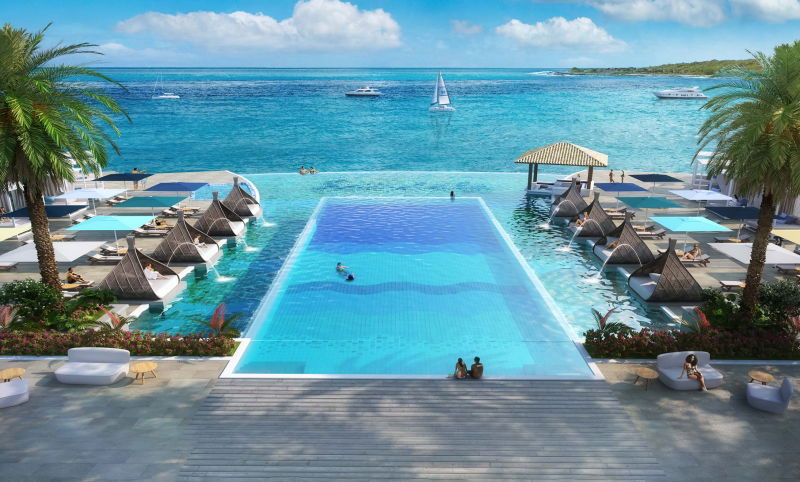 sandals curacao awa pool