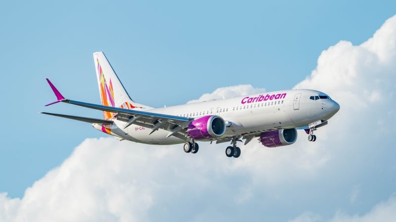 航空機・ヘリコプター BOEING737-8Q8 Caribbean Airlines Caribbean Airlines Launches Boeing 737 MAX 8 Service