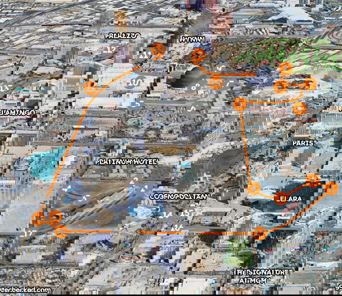 f1 las vegas track layout