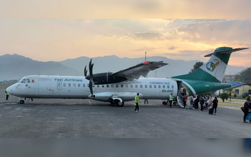 yeti airlines atr 72 9n anc