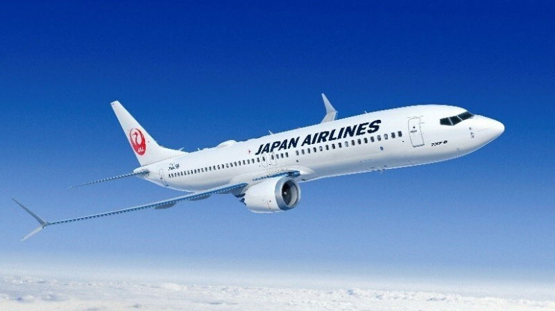 Japan Airlines Boeing 737 MAX 8 Render