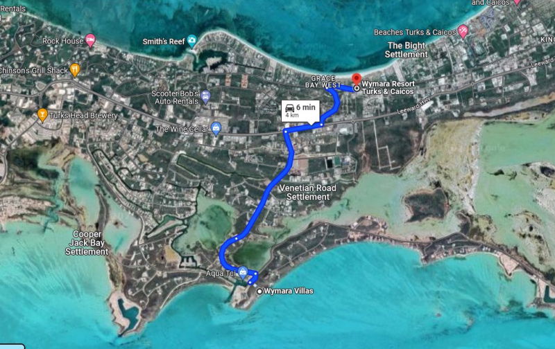 wymara villas turks caicos location