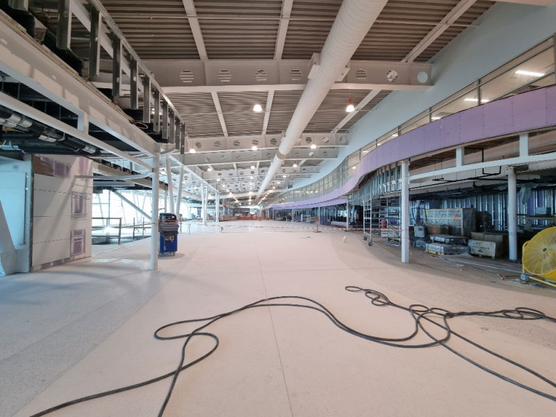 princess juliana airport departure construction 02