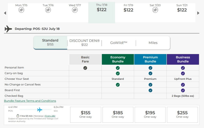 frontier transparent pricing