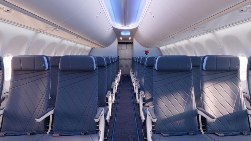 southwest airlines new seats