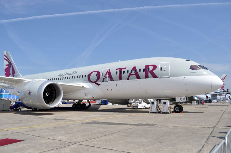 qatar airways boeing 787 8