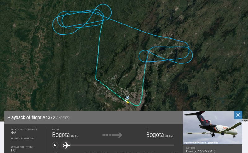 aerosucre 727 bogota incident 04