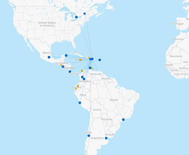 arajet pre us connectivity