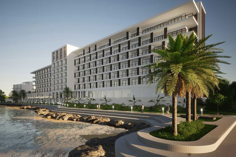 hotel indigo barbados render 1