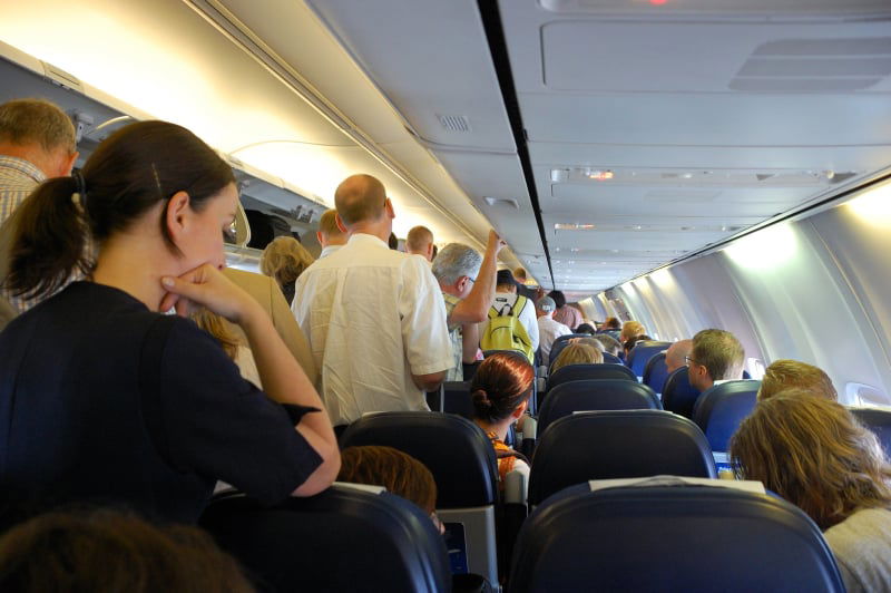passengers standing
